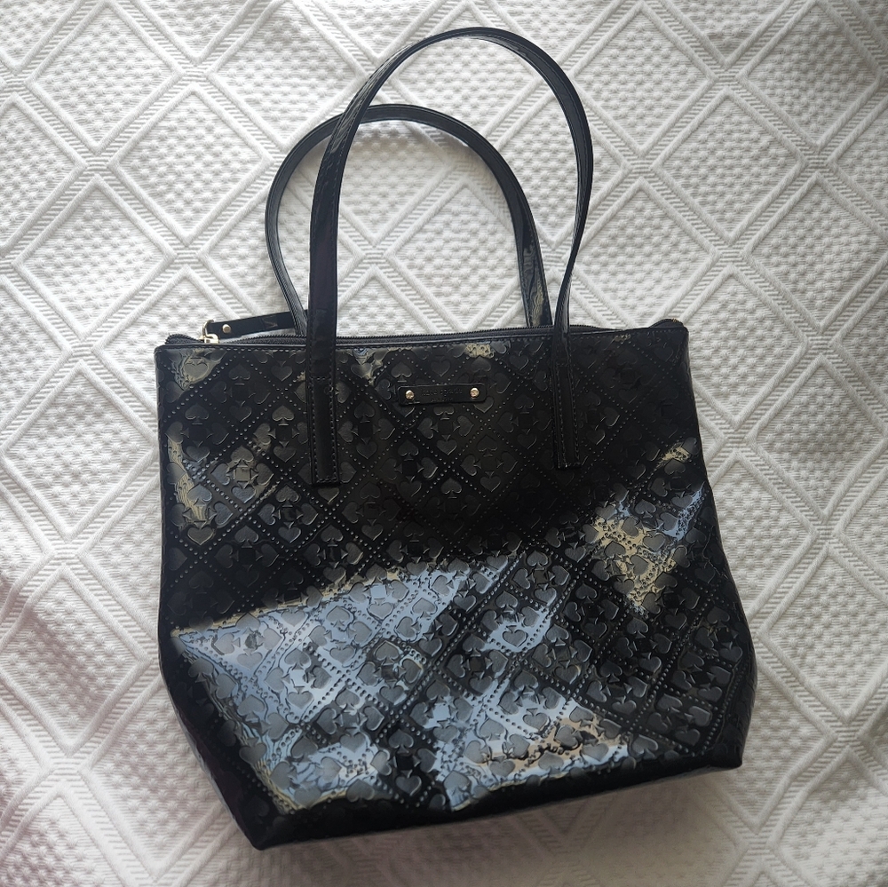 Elegant Black and Gray Tote Bag